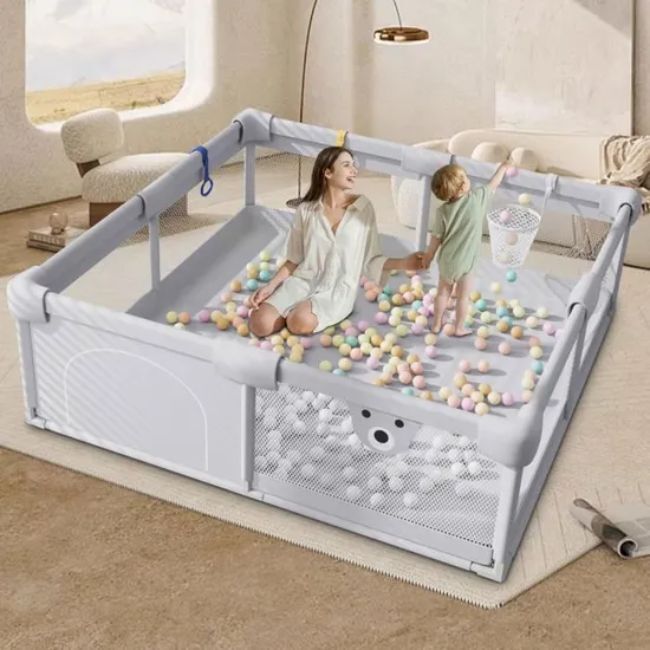 Livrenpoche : Parc Bébé 150x180 cm Démontable Lavable -  - Divers