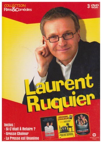 Livrenpoche : Laurent Ruquier : Si c'était à refaire + Grosse chaleur + La presse est unanime - Coffret 3 DVD - XXX - DVD