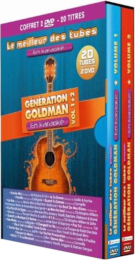 Livrenpoche : Gérénation Goldman en karaoké-Vol. 1 & 2 - XXX - DVD