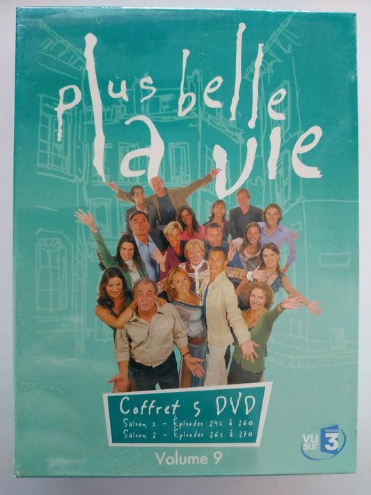 Livrenpoche : Plus Belle la Vie-Volume 9-Saison 2 - Michel Hassan, Charlie Beletteau - DVD