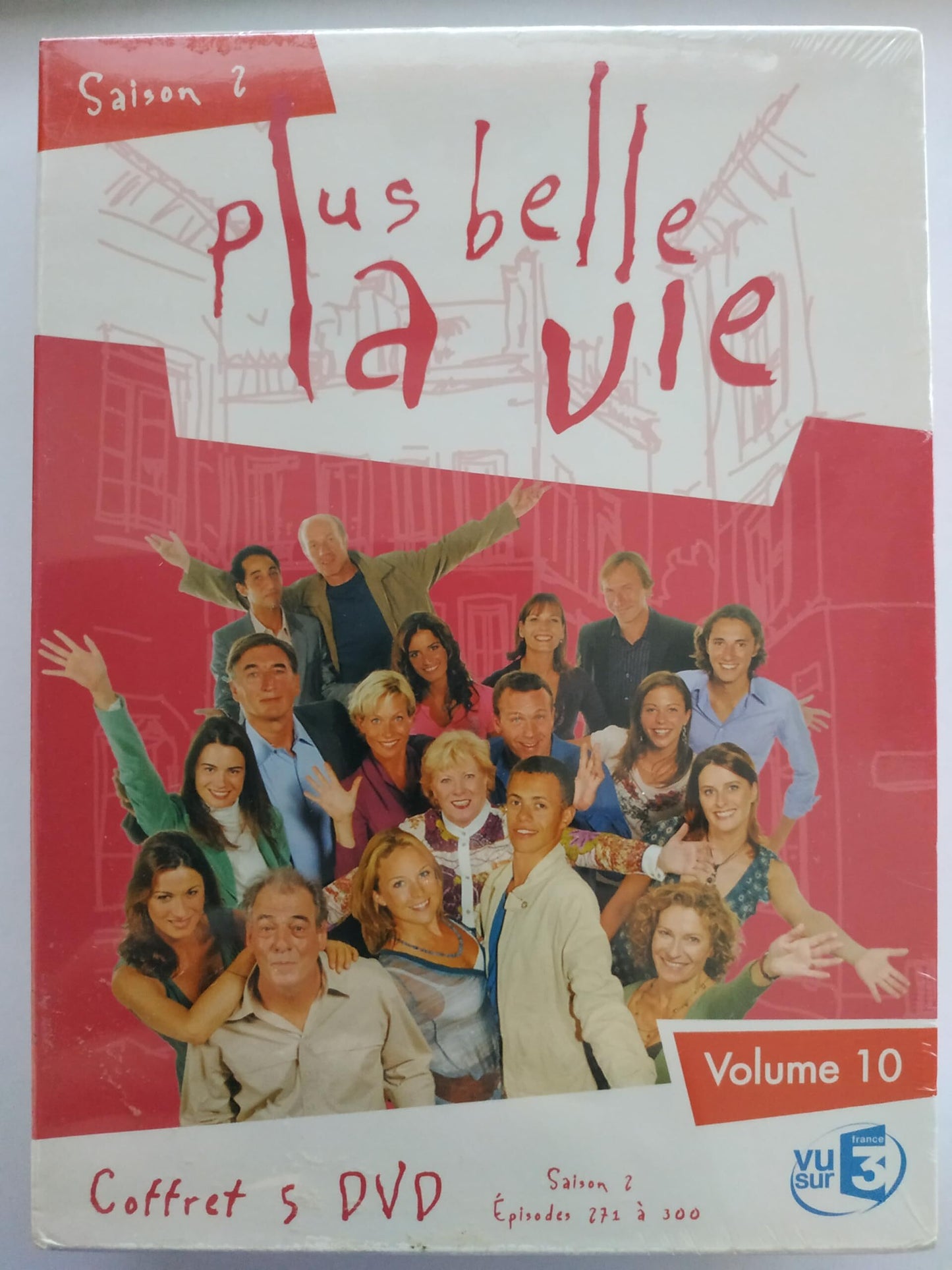 Livrenpoche : Plus Belle la Vie-Volume 10-Saison 2 - Michel Hassan, Charlie Beletteau - DVD
