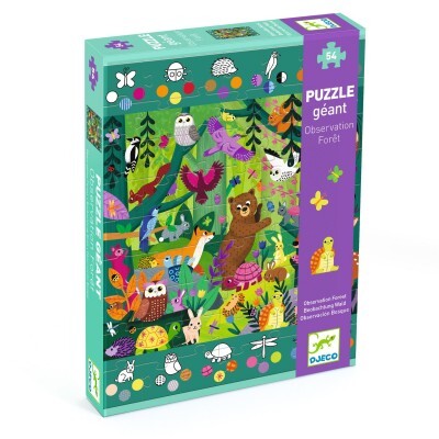 Livrenpoche : Géant Observation Forêt - 54 pcs -  - jeuSociete