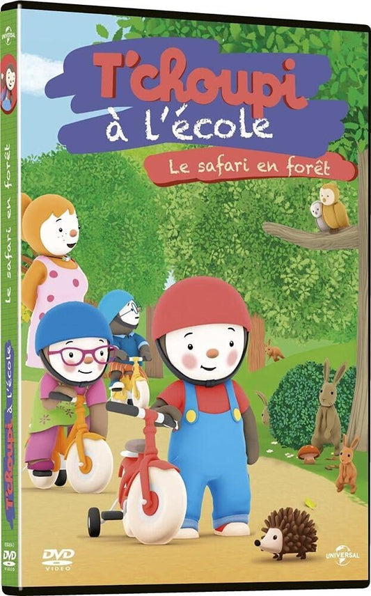 Livrenpoche : T'choupi à l'école-Le Safari en forêt - Lionel Kerjean - DVD