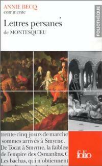 Lettres persanes de Montesquieu - Annie Becq - Livre