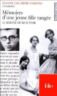 Mémoires d'une jeune fille rangée de Simone de Beauvoir - Eliane Lecarme-Tabone - Livre