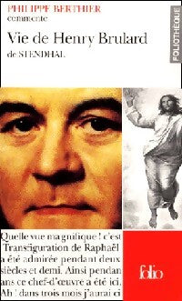 Vie de Henry Brulard de Stendhal - Philippe Berthier - Livre