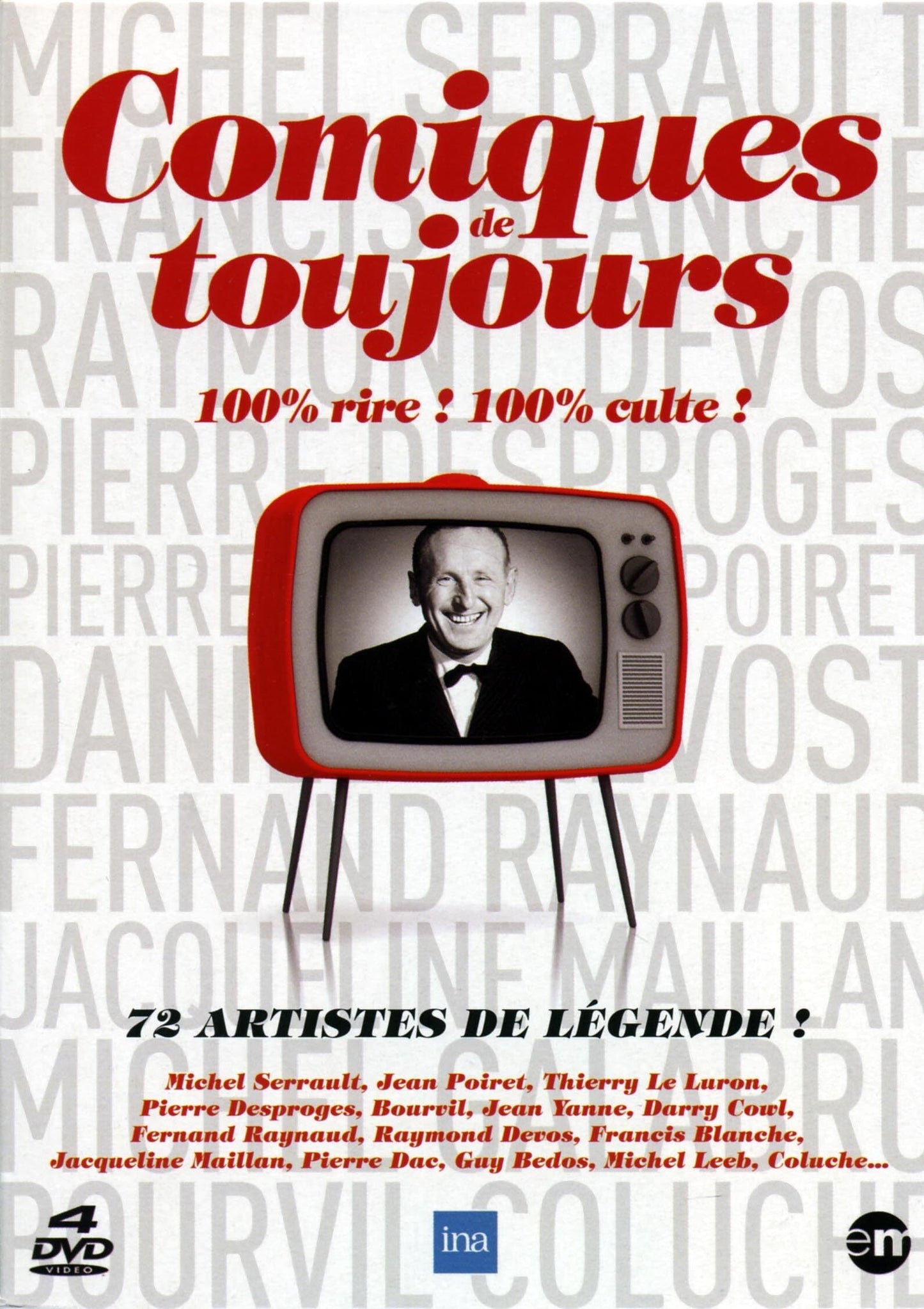 Livrenpoche : Comiques de Toujours-Coffret 4 DVD - XXX - DVD