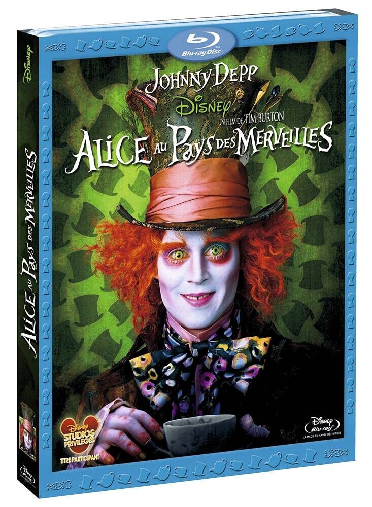 Livrenpoche : Alice au Pays des Merveilles, le film (Blu-ray) - Tim Burton - DVD