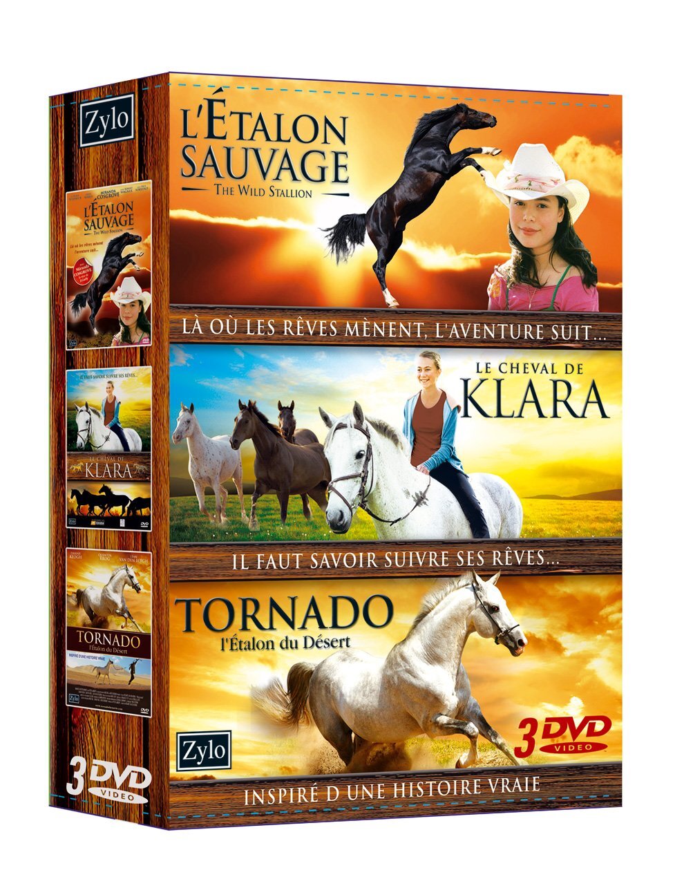 Livrenpoche : Coffret Equitation : Tornado, désert Le Cheval de Klara l'étalon Sauvage - XXX - DVD