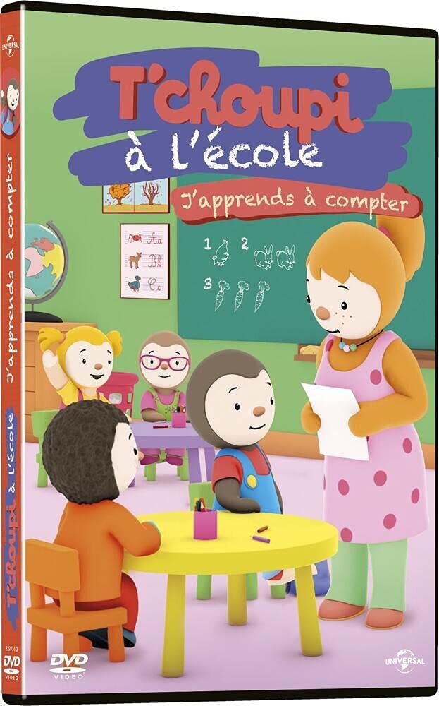 T'choupi à l'école-J'apprends à Compter - Lionel Kerjean - DVD
