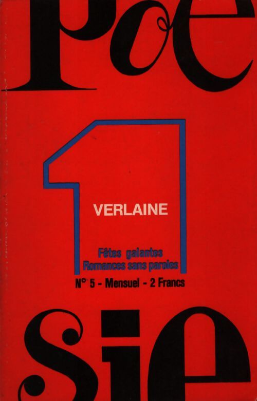 Fêtes galantes / Romances sans paroles - Paul Verlaine - Livre