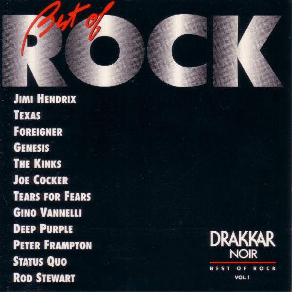 Livrenpoche : Collectif - Drakkar Noir - Best Of Rock Vol. 1 - Collectif - CD