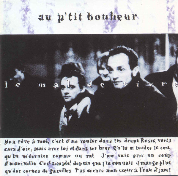 Livrenpoche : Au P'tit Bonheur* - Le Mal De Vivre - Au P'Tit Bonheur - CD