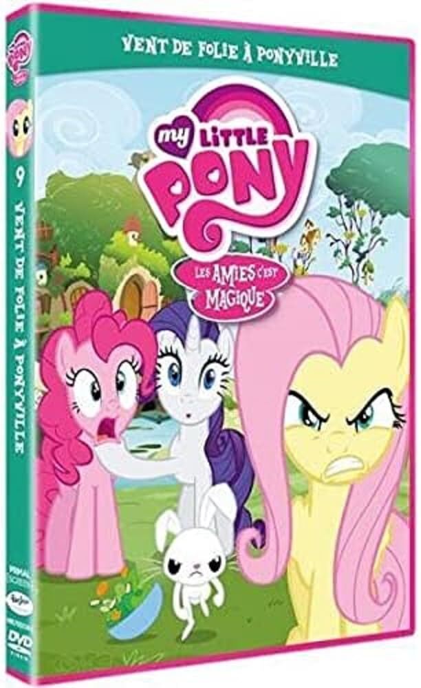 Livrenpoche : My Little Pony : Les amies C'est Magique-Saison 2, Vol. 9 : Vent de Folie à Ponyville - Lauren Faust - DVD