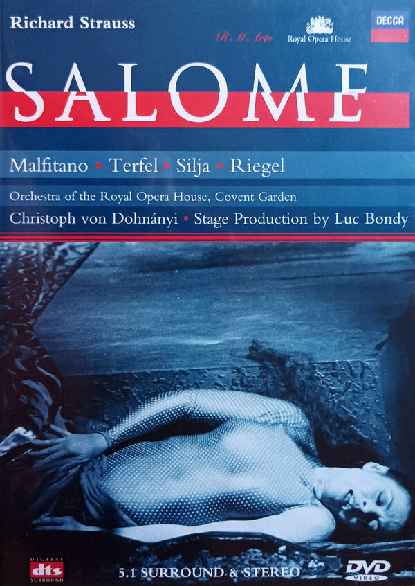 Livrenpoche : Richard Strauss - Malfitano*, Terfel*, Silja*, Riegel*, Orchestra Of The Royal Opera House, Covent Garden, Christoph von Dohnányi, Luc Bondy - Salome - Richard Strauss - DVD