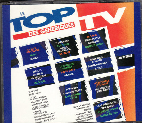 Livrenpoche : Collectif - Le Top Des Generiques Tv - Collectif - CD
