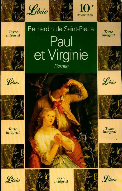 Livrenpoche : Paul et Virginie - Jacques-Henri Bernardin de Saint Pierre - Livre