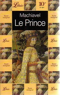 Le prince - Nicolas Machiavel -  Librio - Livre