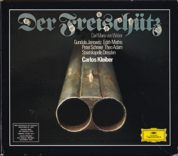 Livrenpoche : Carl Maria von Weber - Gundula Janowitz, Edith Mathis, Peter Schreier, Theo Adam, Staatskapelle Dresden, Carlos Kleiber - Der Freischütz - Carl Maria von Weber - CD