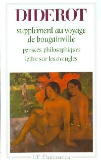 Supplément au voyage de Bougainville - Denis Diderot -  GF - Livre