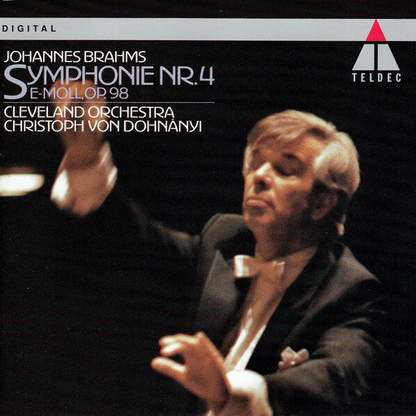 Livrenpoche : Johannes Brahms - Cleveland Orchestra*, Christoph von Dohnányi - Symphonie Nr. 4 E-Moll, Op. 98 - Johannes Brahms - CD