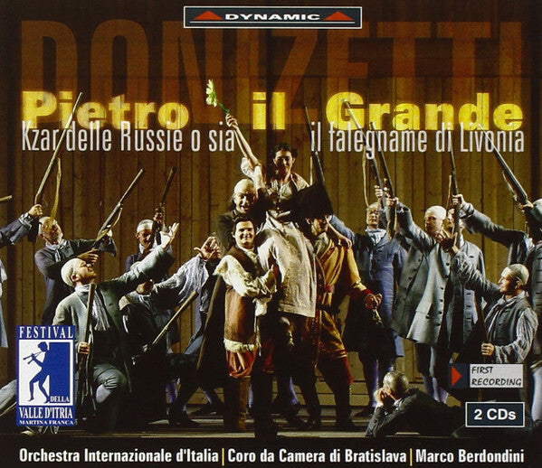 Livrenpoche : Donizetti* : Priante*, Tufano*, Peraino*, Sorice*, Codeluppi*, Mastrototaro*, Sgura*, Bari*, Bruno*, Orchestra Internazionale d'Italia, M.Berdondini* - Pietro Il Grande - Orchestra Internazionale d'Italia, Donizetti : Priante, Tufano, Peraino, Sorice, Codeluppi, Mastrototaro, Sgura, Bari, Bruno, M.Berdondini - CD