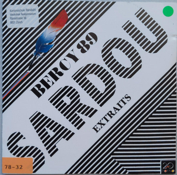Livrenpoche : Michel Sardou - Bercy 89 - Michel Sardou - CD