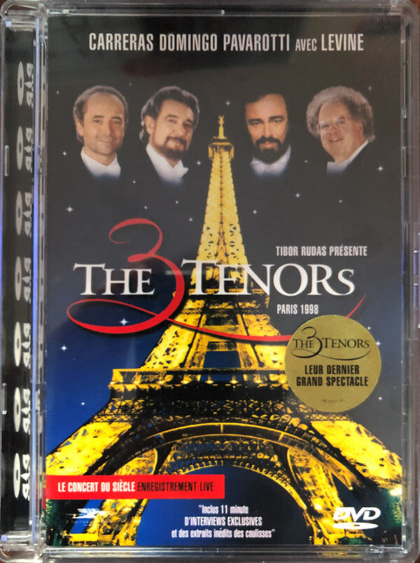 Livrenpoche : José Carreras, Plácido Domingo*, Luciano Pavarotti Avec James Levine (2) Et L'Orchestre De Paris* - The 3 Tenors In Paris - Placido Domingo, José Carreras, Luciano Pavarotti Avec James Levine (2) Et L'Orchestre De Paris - DVD