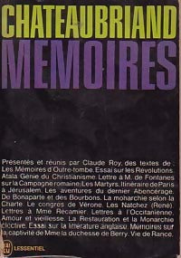 Livrenpoche : Mémoires - François René Chateaubriand - Livre