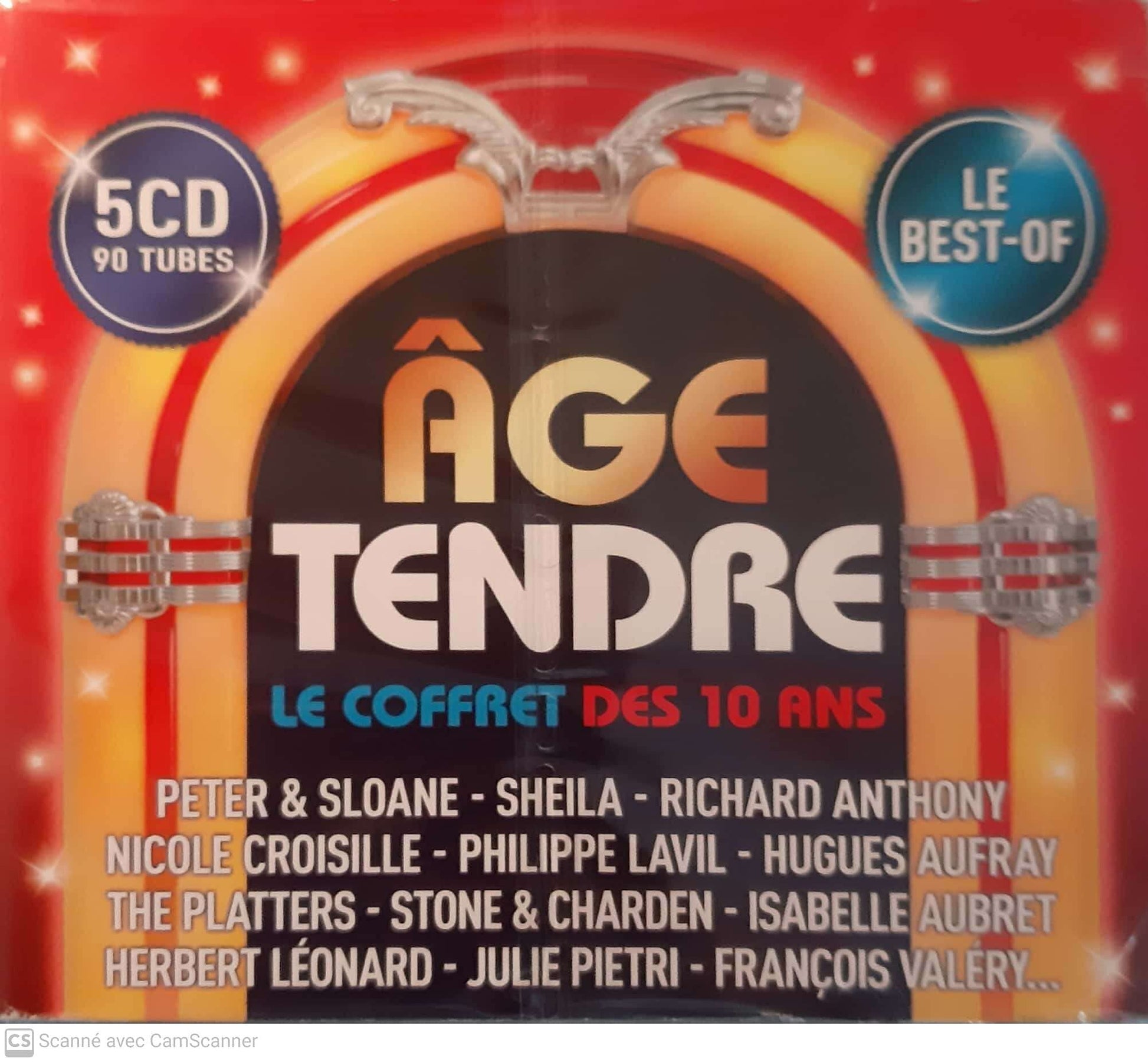 Age Tendre-Le Coffret des 10 Ans - Compilation Age Tendre - le Coffret des 10 Ans - CD
