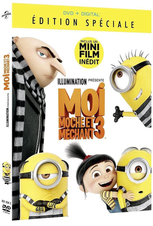 Livrenpoche : Moi, Moche et méchant 3 (Édition spéciale-DVD + Digital) - Kyle Balda, Pierre Coffin, Eric Guillon - DVD