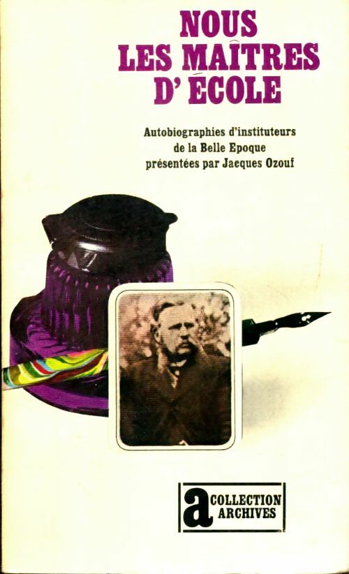 Livrenpoche : Nous les maîtres d'école - Jacques Ozouf - Livre