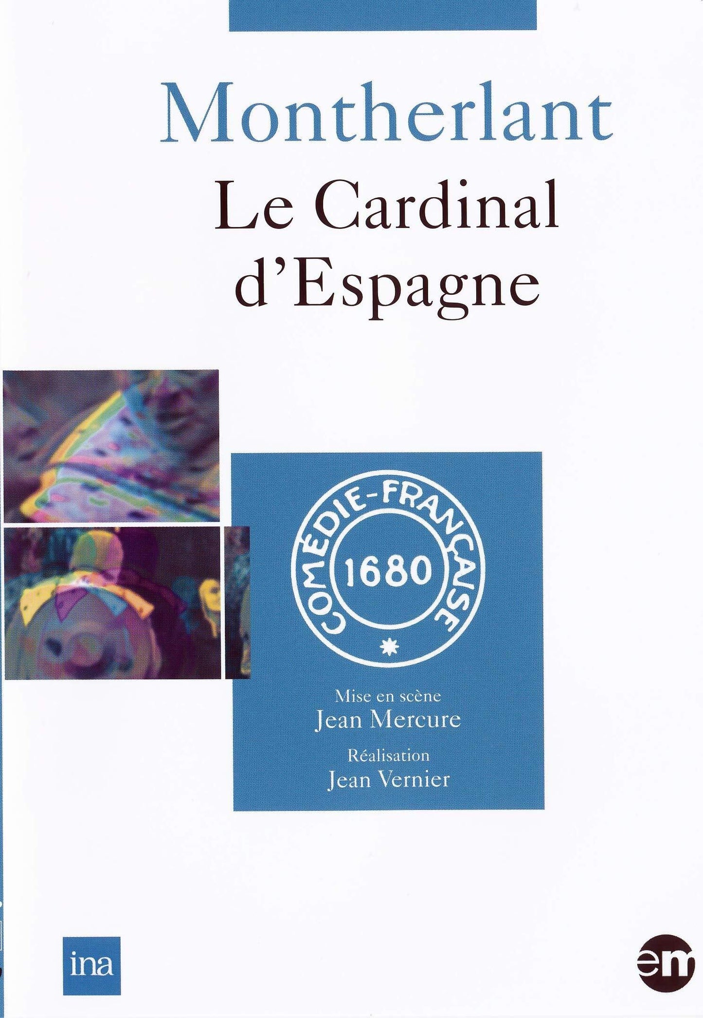 Livrenpoche : Montherlant - Le cardinal d'Espagne - Jean Vernier - DVD