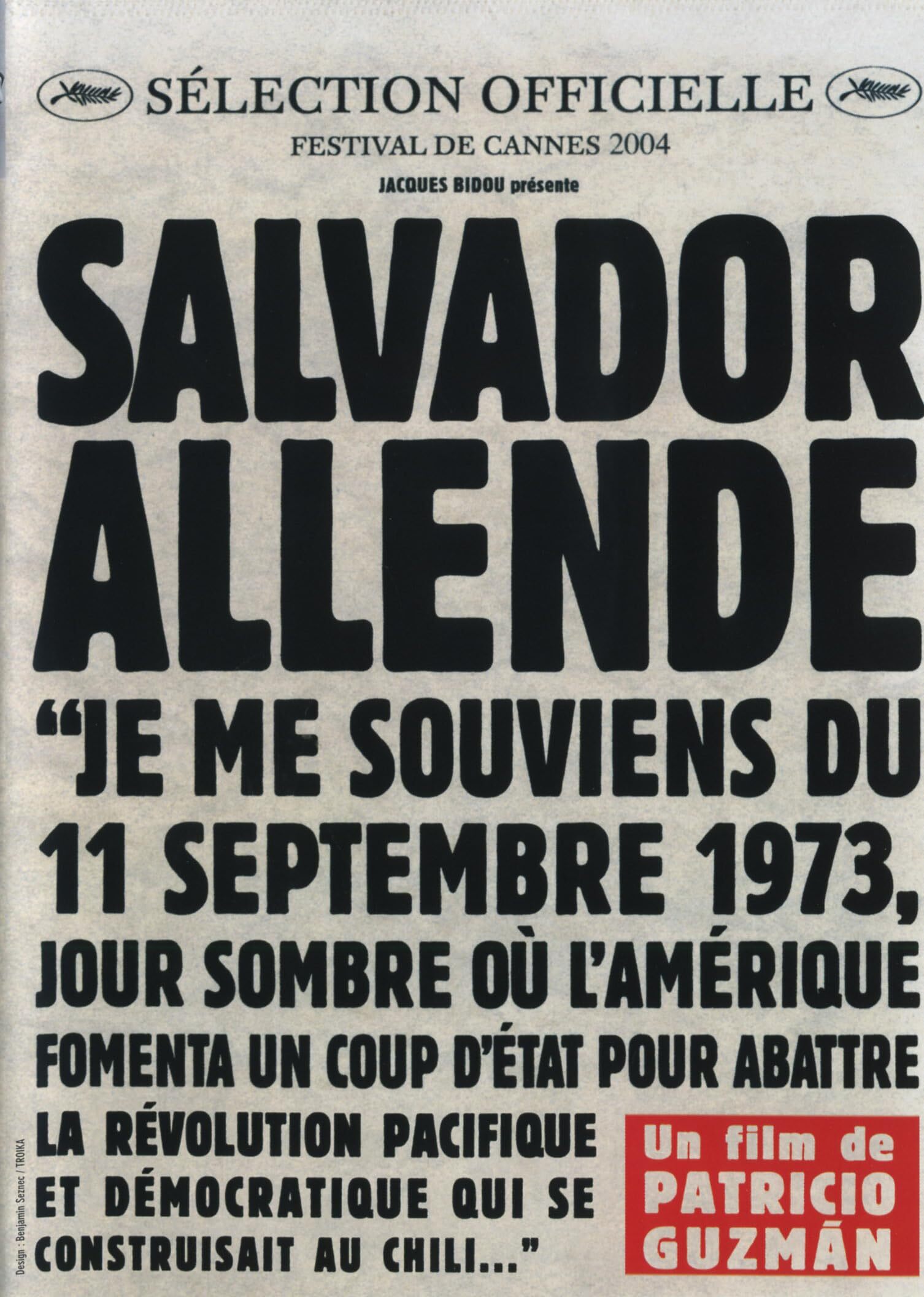 Salvador Allende - Patricio Guzmán - DVD