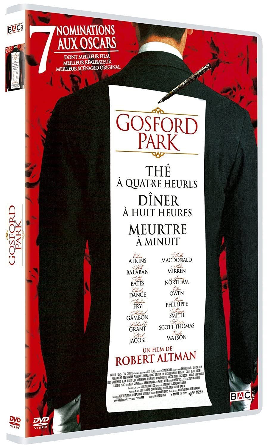 Gosford Park (Édition Simple) - XXX - DVD