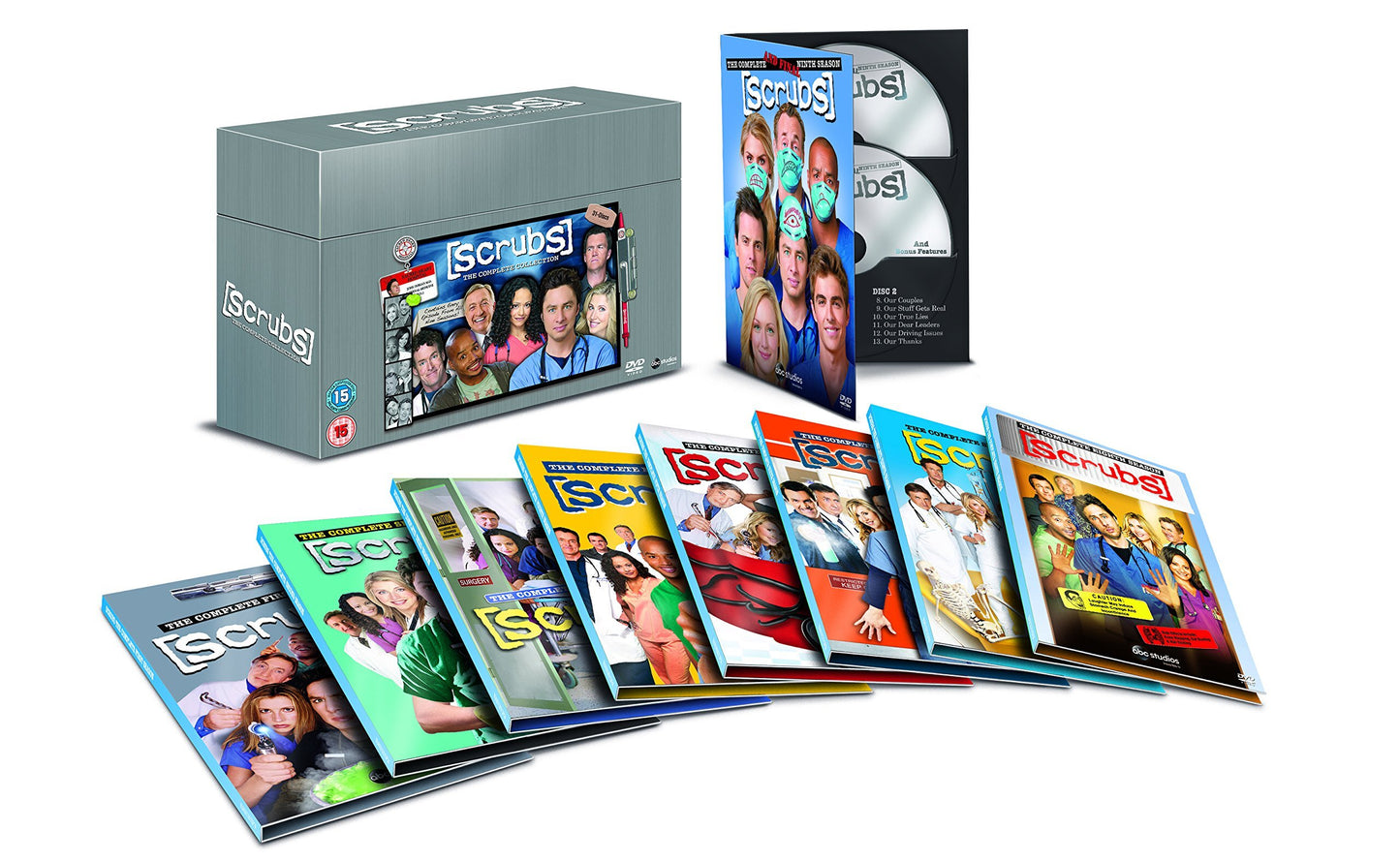 Scrubs - The complete boxset -Season 1-9 - Inconnu - DVD