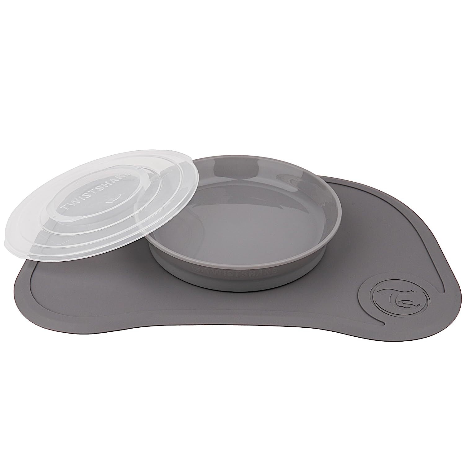 Assiette pour bébé gris Twistshake Click Mat Mini -  - Divers
