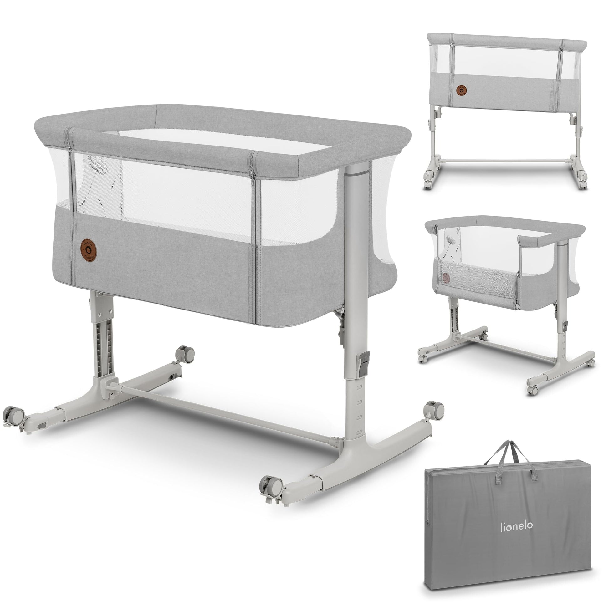Lionelo aurora 3 en 1 lit bébé jusqu'à 9 kg cododo, berceau réglage -  - Divers