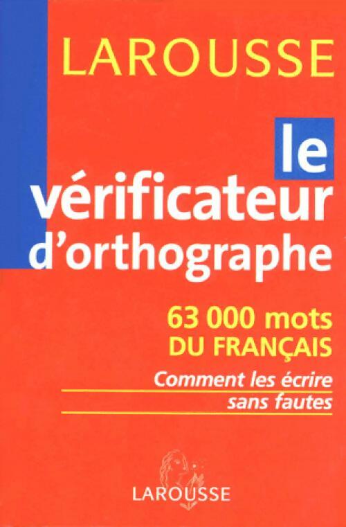Livrenpoche : Le vérificateur d'orthographe - Inconnu - Livre