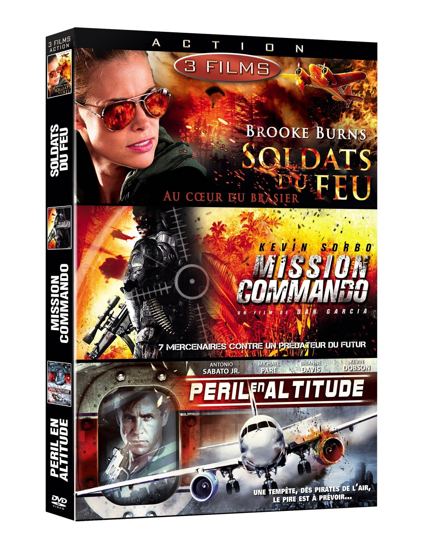 Action 3 : Soldats Du Feu, Mission Commando, Peril En Altitude - XXX - DVD