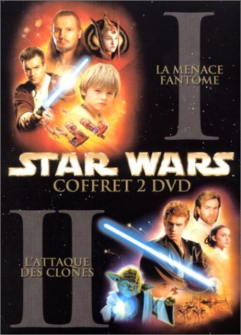 Star Wars : Episode 1, la menace fantôme / Star Wars : Episode II, l'attaque des clones - Coffret 2 DVD - George Lucas - DVD