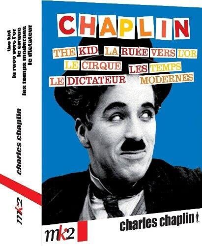 Chaplin en Famille-Le dictateur + Les Temps Modernes + La ruée vers l'or + Le Cirque + The Kid (Blu-Ray) - Charles Chaplin - DVD