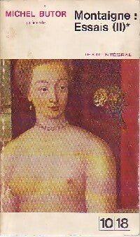Livrenpoche : Les essais Tome II Livre I - Michel De Montaigne - Livre