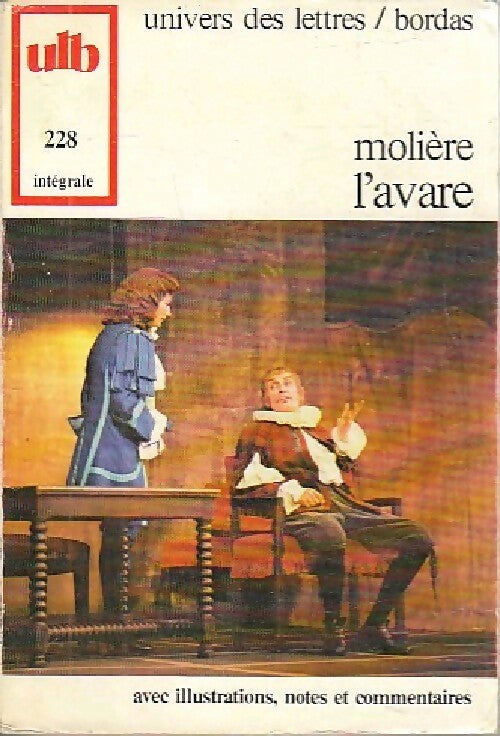 L'avare - Molière -  Univers des Lettres - Livre