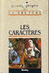 Les caractères - Jean De la Bruyère -  Univers des Lettres - Livre