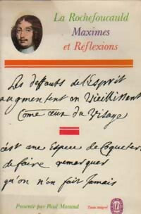 Livrenpoche : Maximes et réflexions diverses - François De la Rochefoucauld - Livre