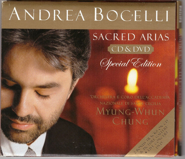 Andrea Bocelli, Orchestra* E Coro dell'Accademia Nazionale di Santa Cecilia, Myung-Whun Chung - Sacred Arias - Andrea Bocelli, Orchestra E Coro dell'Accademia Nazionale di Santa Cecilia, Myung-Whun Chung - CD
