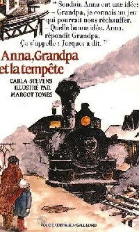 Anna, Granpa et la tempête - Clara Stevens -  Folio Cadet - Livre