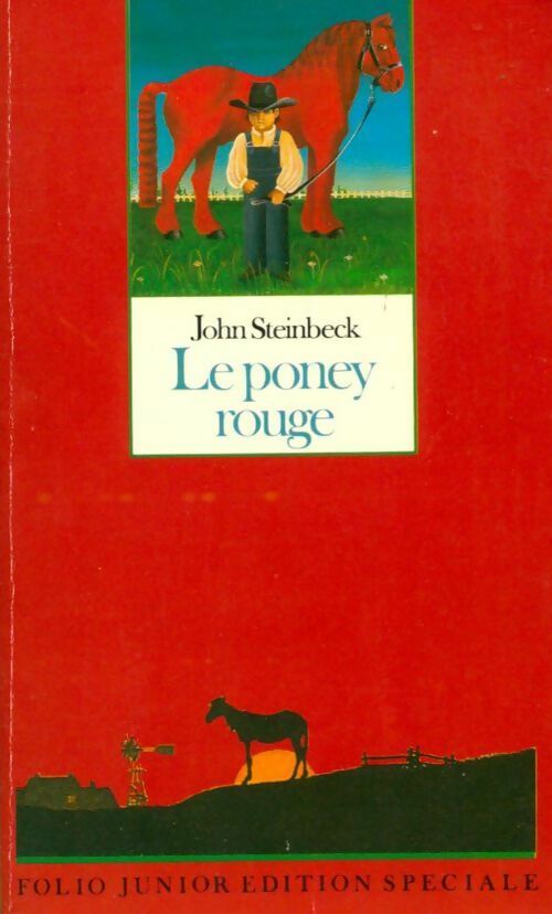 Le poney rouge - John Steinbeck -  Folio Junior - Livre