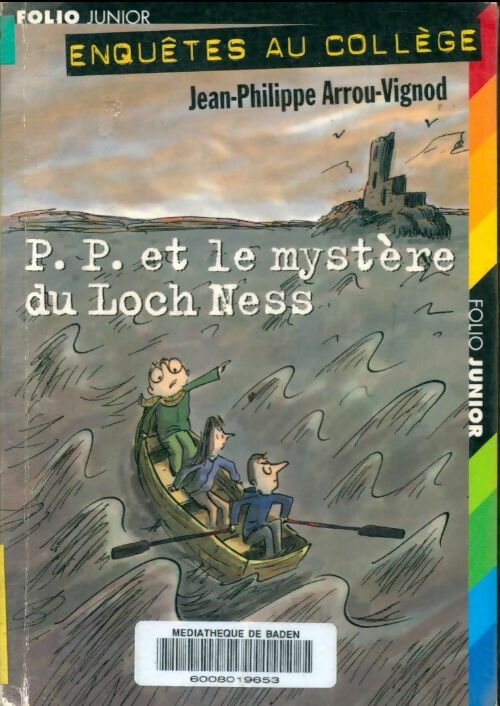 P. P. Et le mystère du Loch Ness - Jean-Philippe Arrou-Vignod -  Folio Junior - Livre